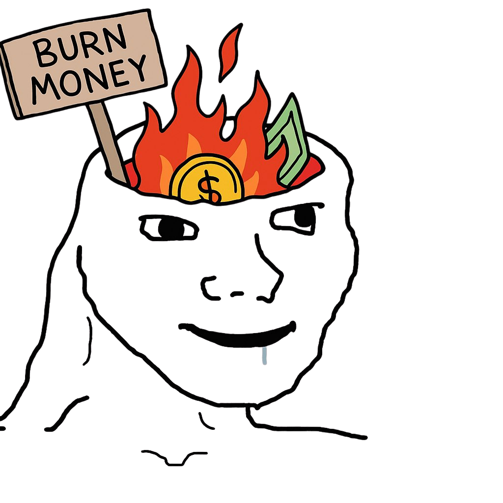 Burn Money Meme